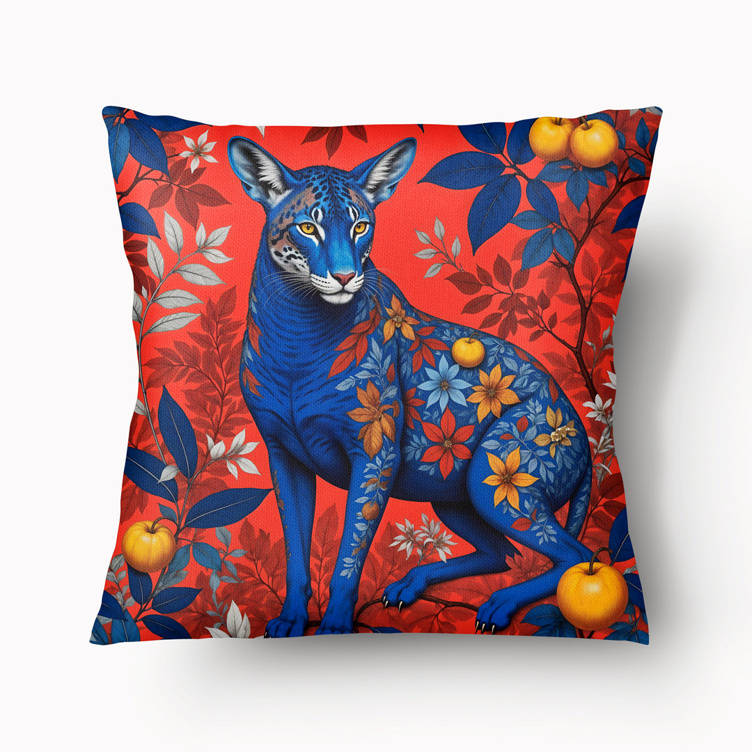 Funda de cojín BESTIAIRE - Floral Feline Chimera Duo - 45 cm