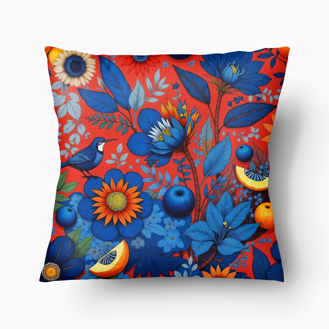 Funda de cojín BESTIAIRE - Floral Feline Chimera Duo - 45 cm