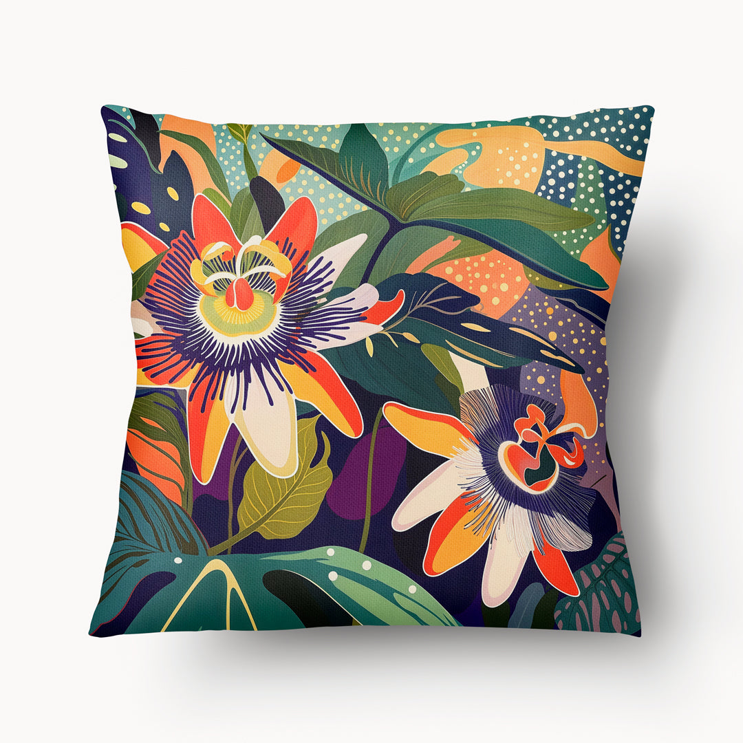 Funda de cojín CARIBE - Marie Galante Tropical Garden Duo - 45 cm