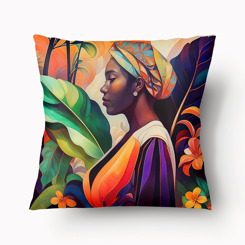 Funda de cojín CARIBE - Duo Zélie Porcelain Rose - 45 cm