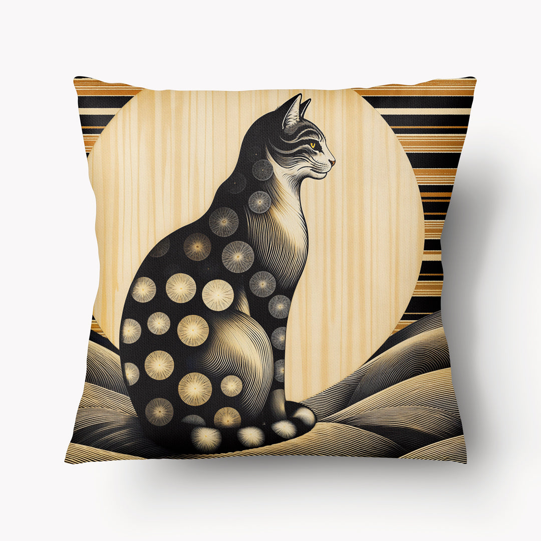 Funda de cojín CAT - Duo Les Rustiques Neko - 45cm