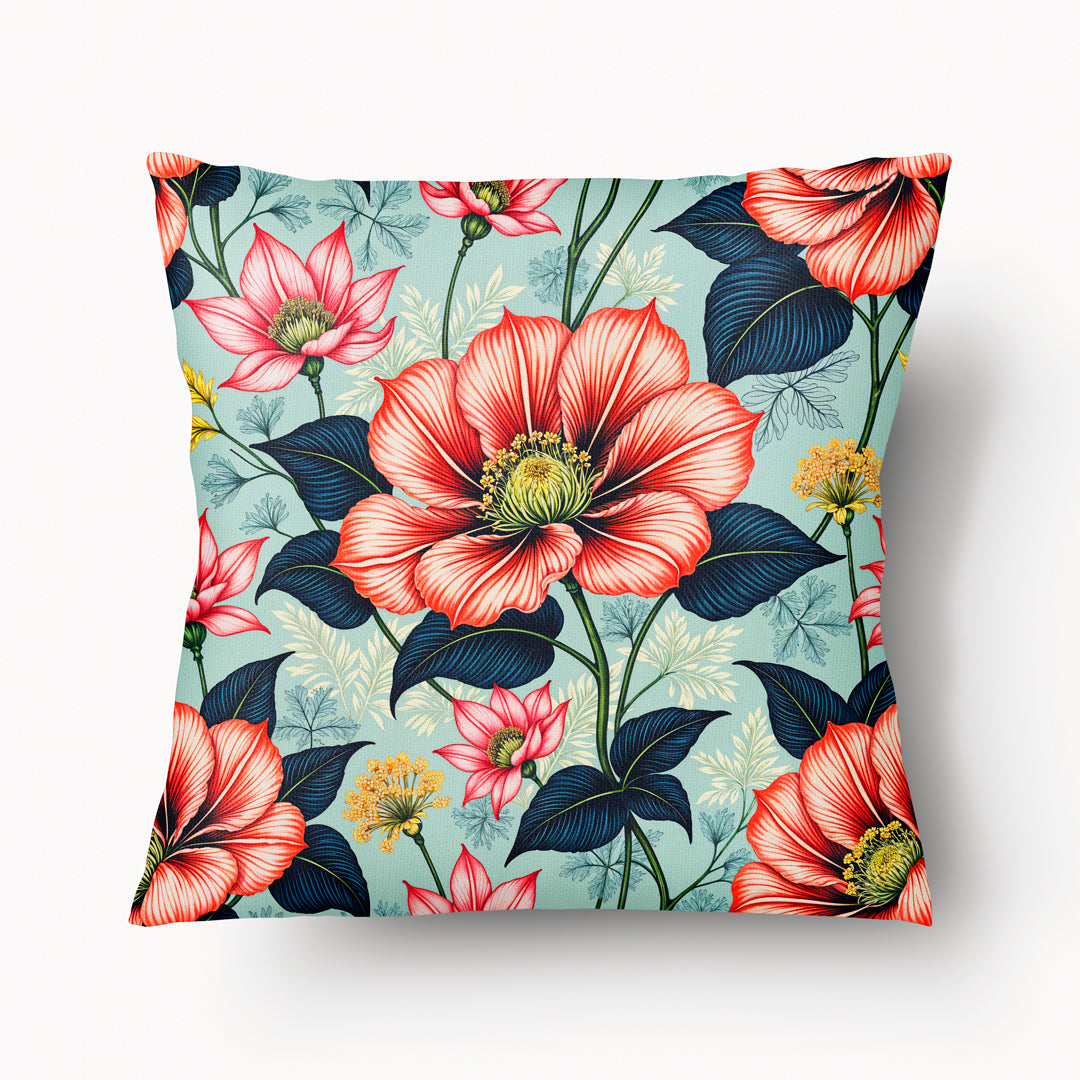 Floral Cushion Cover - Coleridge Romantic Duo - 45cm