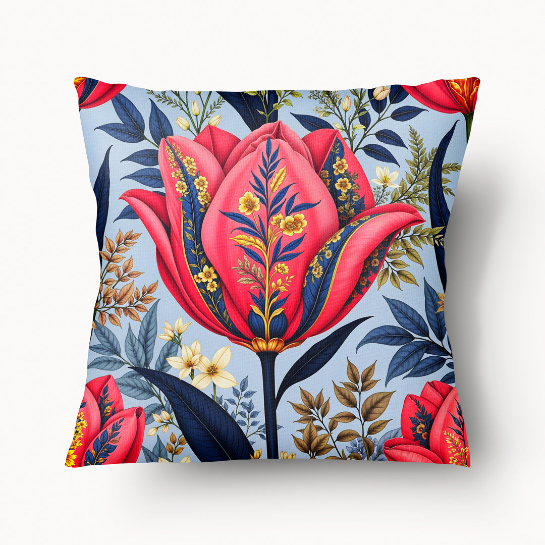 Funda de cojín FLORAL - Le Caprice Tulip Duo - 45 y 55 cm