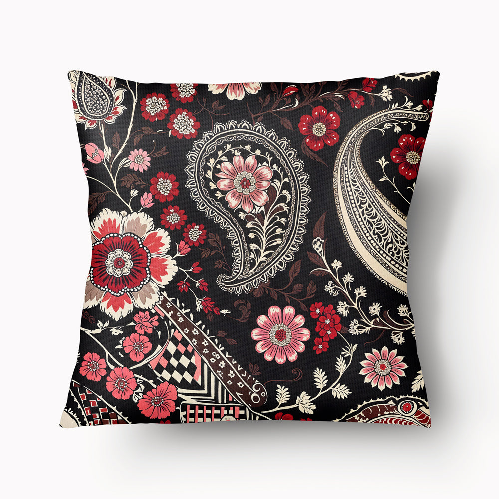 INDIA Cushion Cover - Duo Elephant Cashmere - 45cm