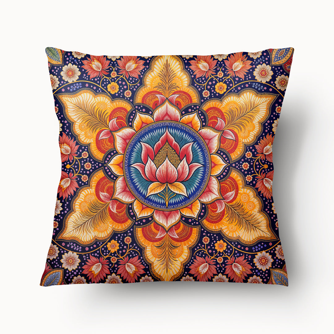 Funda de cojín INDIA - Duo Mandala Bollywood Superstar - 45 cm