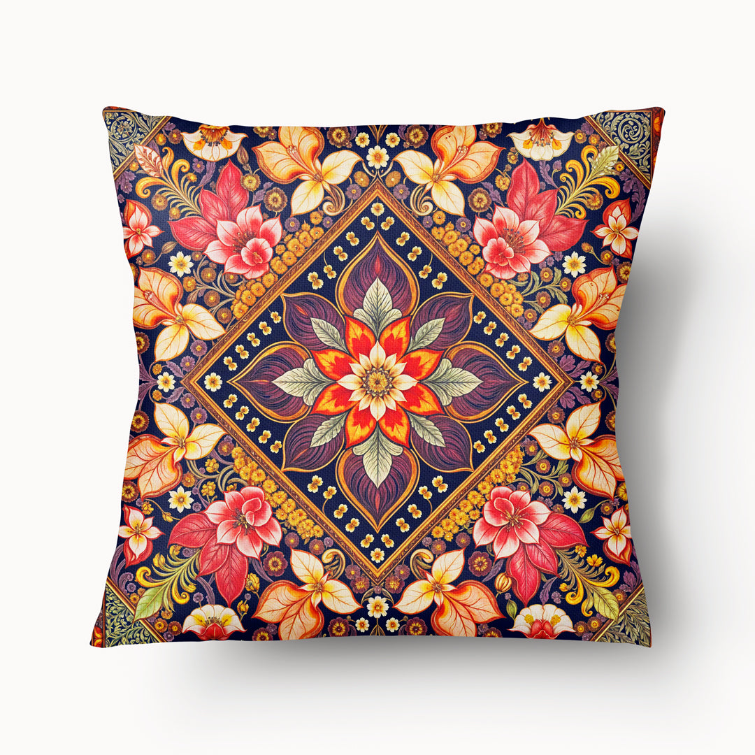 Funda de cojín INDIA - Duo Mandala Jodhpur - 45 cm