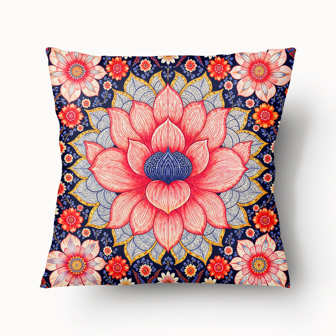 INDIA Cushion Cover - Duo Mandala Taj Mahal - 45cm