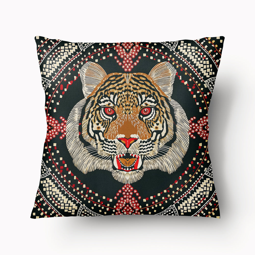 INDIA Cushion Cover - Solo Bengal Tiger - 45cm