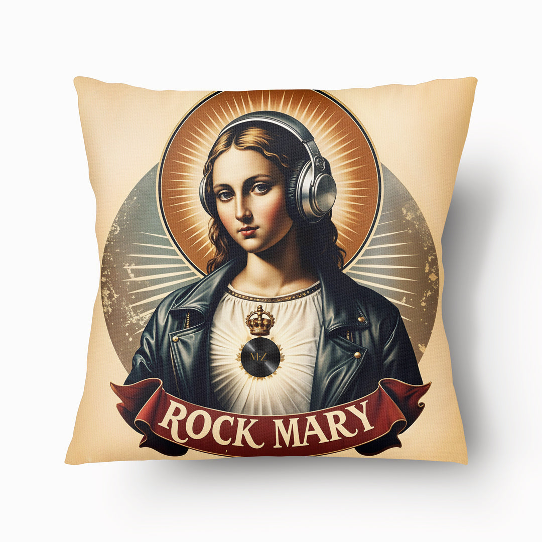 Housse de Coussin POP MARY - Rock Mary Perfecto - 45 et 55cm