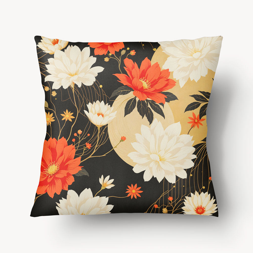 Funda de cojín ASIA - Duo Geisha Floral - 45 cm