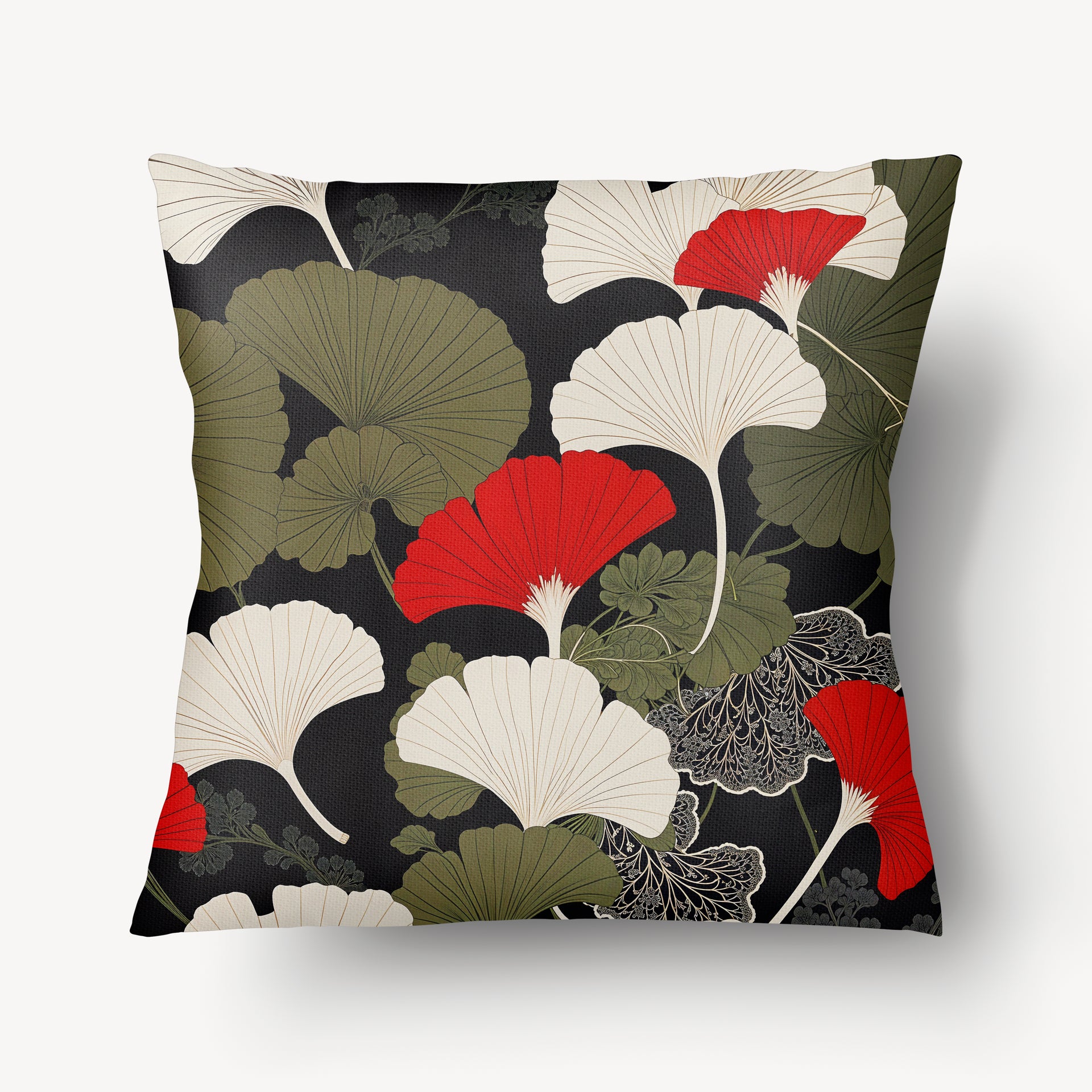 Funda de cojín CAT - Duo Imperial Ginkgo - 45 cm