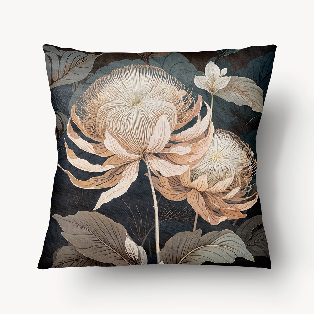 FLORAL Cushion Cover - Wild Flower Duo - 45cm