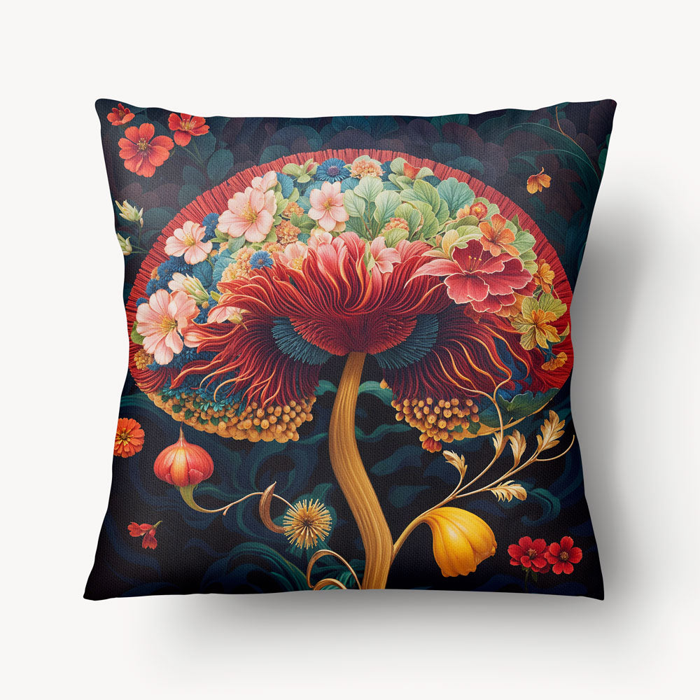 Floral Cushion Cover - Solo Baroque Floral - 45cm