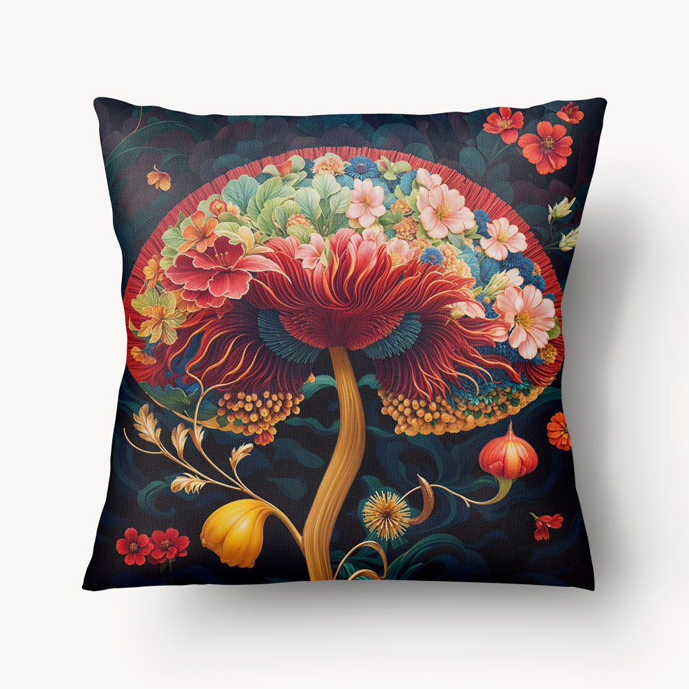 Floral Cushion Cover - Solo Baroque Floral - 45cm