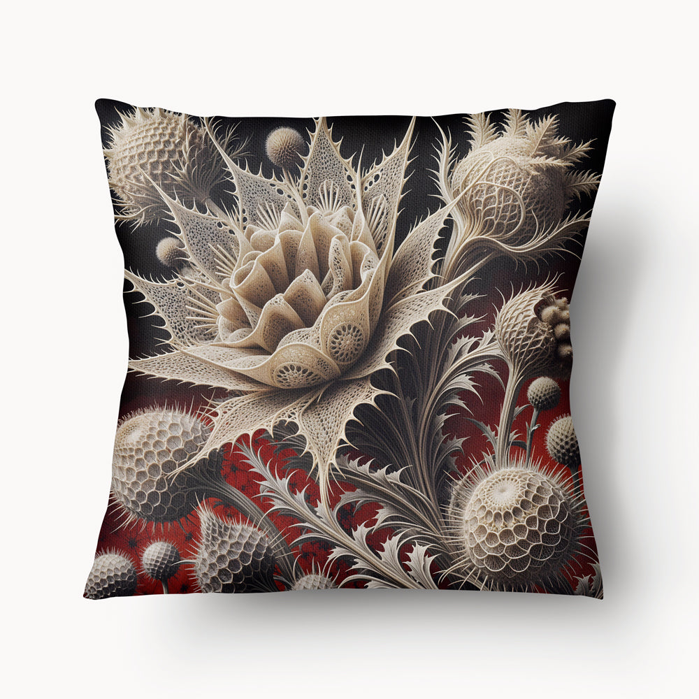 Housse de Coussin ENTOMOLOGIE - Duo Scarabée Chardon - 45cm