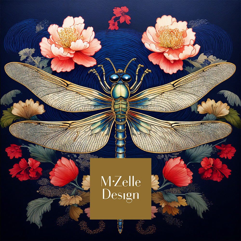 Carte-Cadeau MZelle Design - Libellule - Montant 65€