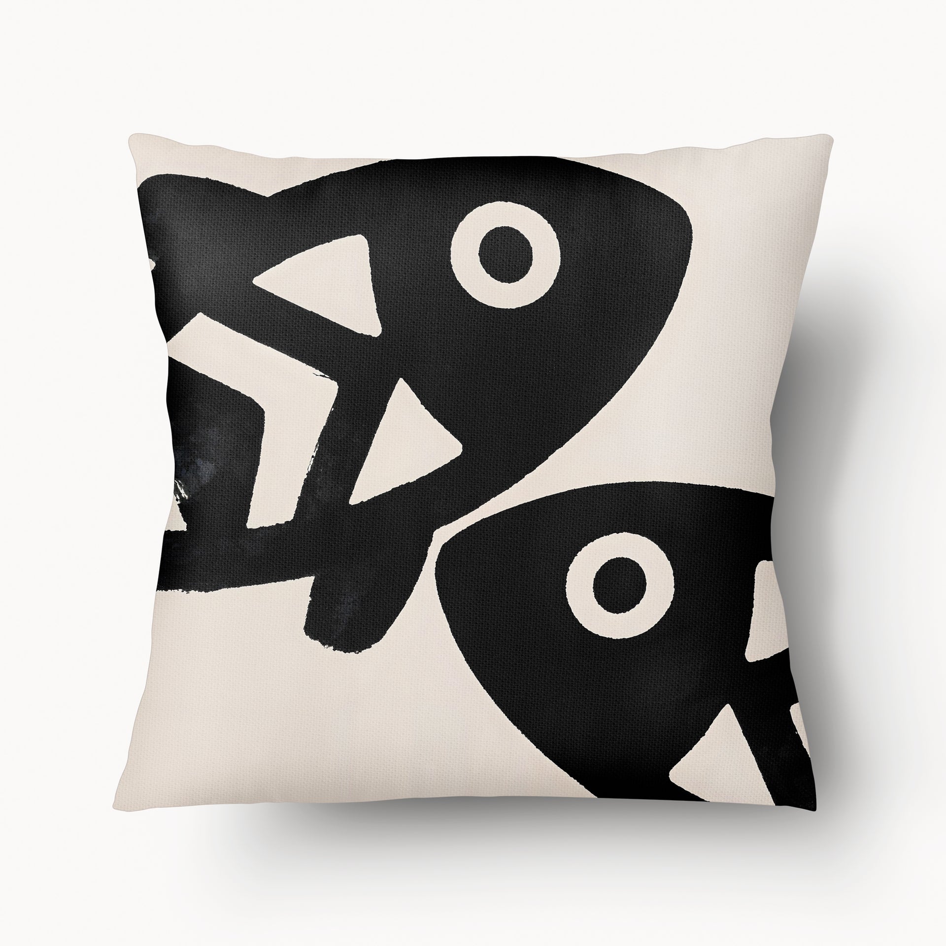 Housse de Coussin CARAÏBE - Roches Gravées Carbet - 45 et 55cm