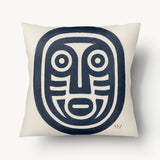 CARAÏBE Cushion Cover - Kalinago Engraved Rocks - 45 and 55cm