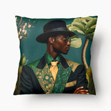 Housse de Coussin AFRIQUE - Sapeur Smaragdus Le Précieux - 45cm