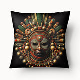AFRICA Cushion Cover - Solo Mask Set - 45 and 55cm