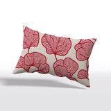 Housse de Coussin ASIE - Ginkgo Graphique Rectangulaire - 50x30cm