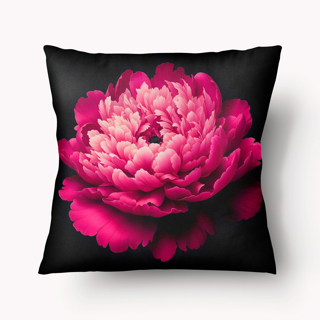 Housse de Coussin ASIE - Portrait Théâtre Botan Rose - 45cm et 55cm