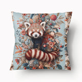 Housse de Coussin BESTIAIRE - Duo Panda Roux Baroque - 45cm
