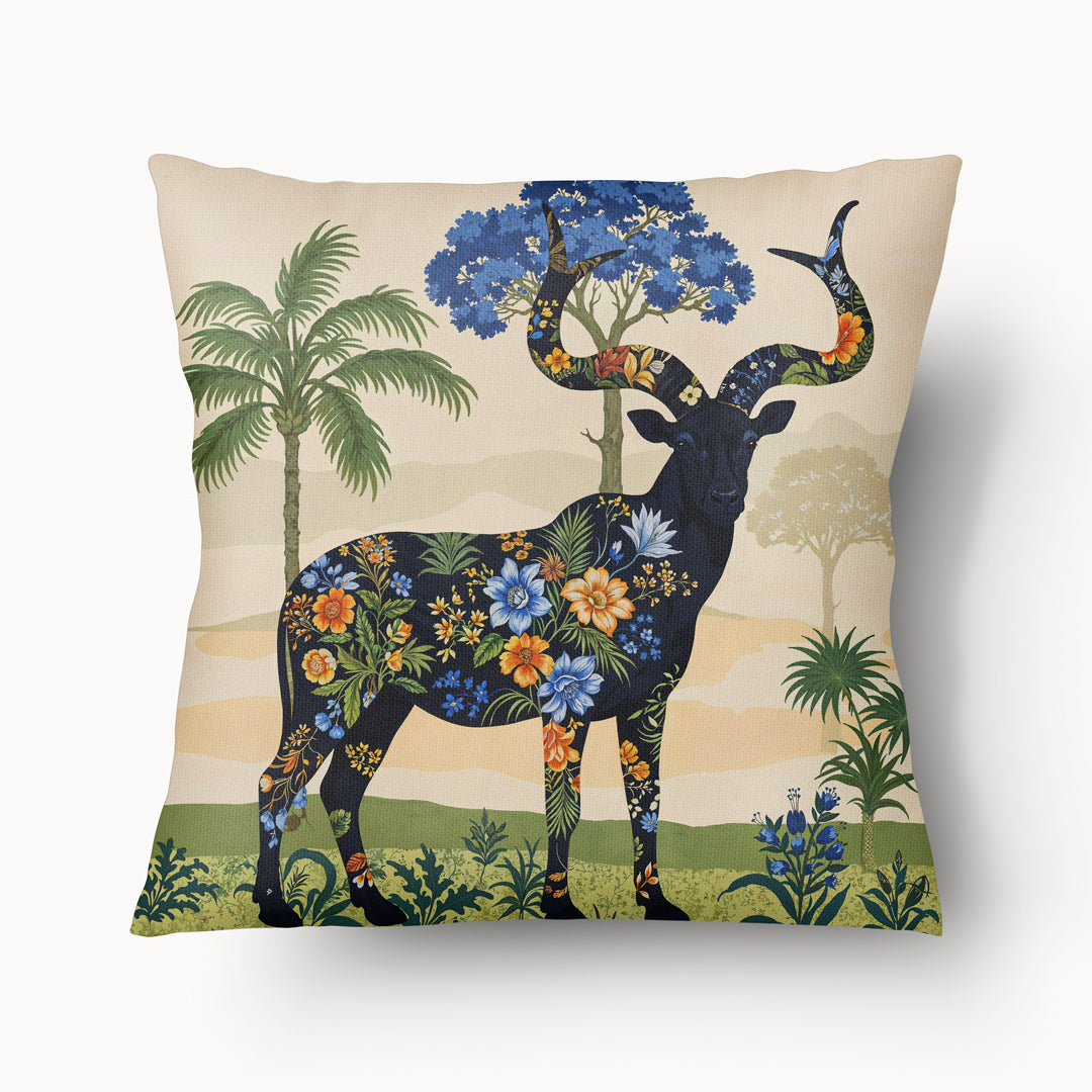 Housse de Coussin BESTIAIRE - Jungle Poétique Nangù - 45cm