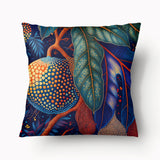 CARIBBEAN Cushion Cover - Blue Gourd Foliage - 45 and 55cm