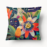 CARIBBEAN Cushion Cover - Marie Galante Tropical Garden Duo - 45cm