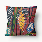 Housse de Coussin CARAÏBE - Jardin Tropical Héliconia Jaune - 45cm