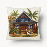 Housse de Coussin CARAÏBE - Kaz Kreyol La Désirade - 45cm