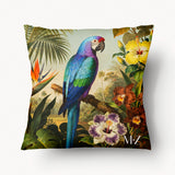CARAÏBE Cushion Cover - Acomat Parrot - 45cm