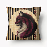 CAT Cushion Cover - Duo Les Rustiques Stripes - 45cm