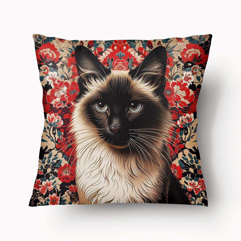 Housse de Coussin CHAT - Solo Vicomte de Birmanie