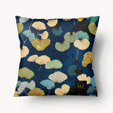 Floral Cushion Cover - Ginkgo Supreme All Over Coordinated - 45cm