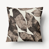 Housse de Coussin FLORAL - Rusticum Folium Ecru - 45cm