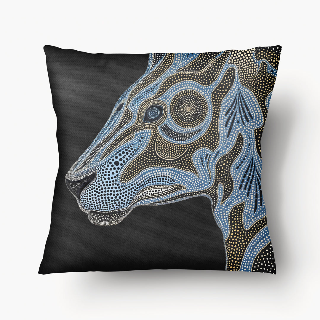 Housse de Coussin GRAPHIQUE - Animal Totem Ibhubesi - 45cm