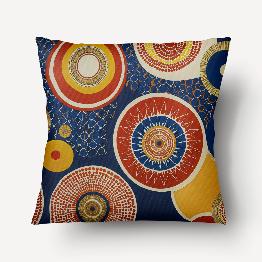 Housse de Coussin GRAPHIQUE - Duo Géométrique Art Déco - 45 et 55cm