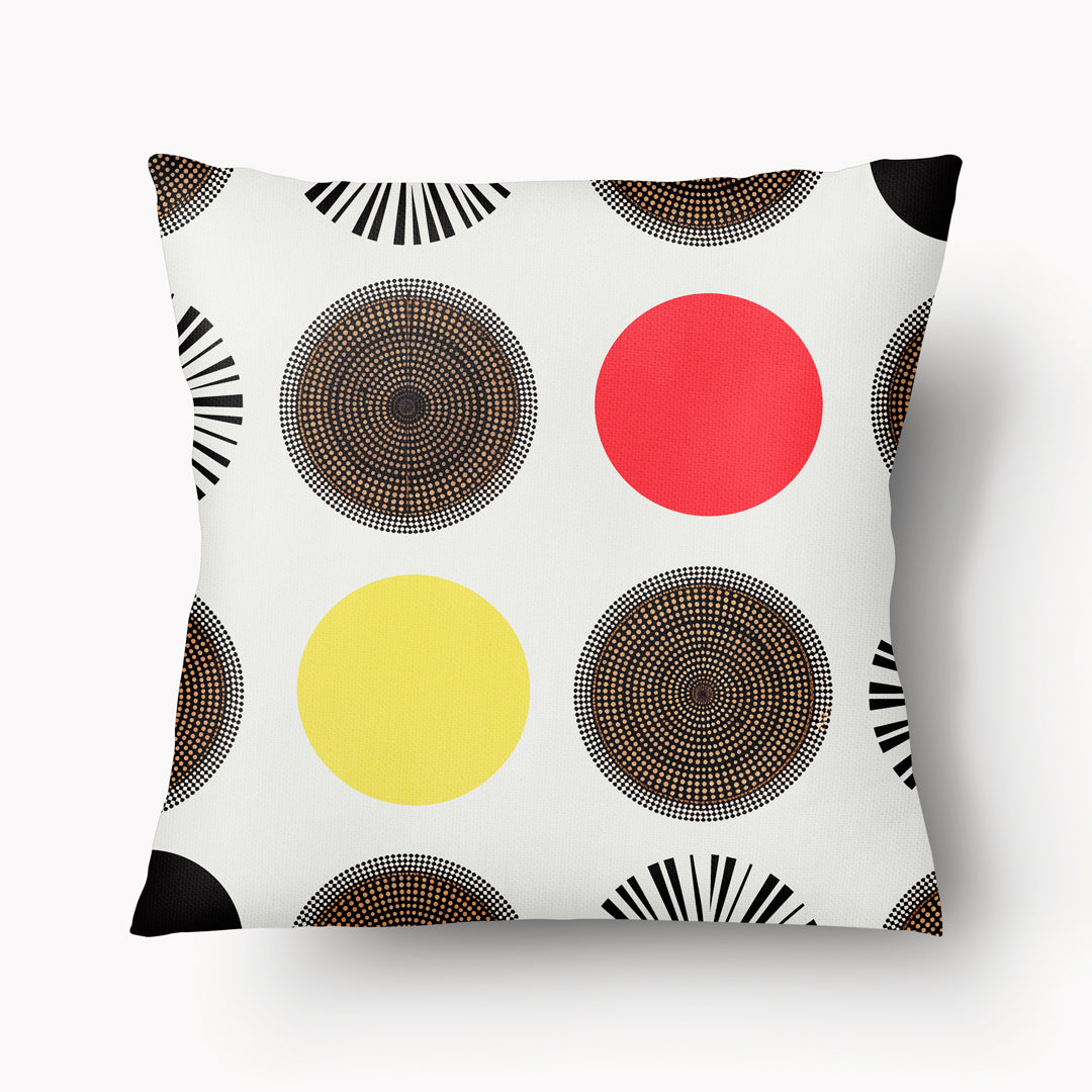 Housse de Coussin GRAPHIQUE - Neo Tribalis 50's Esthétique - 45 et 55cm