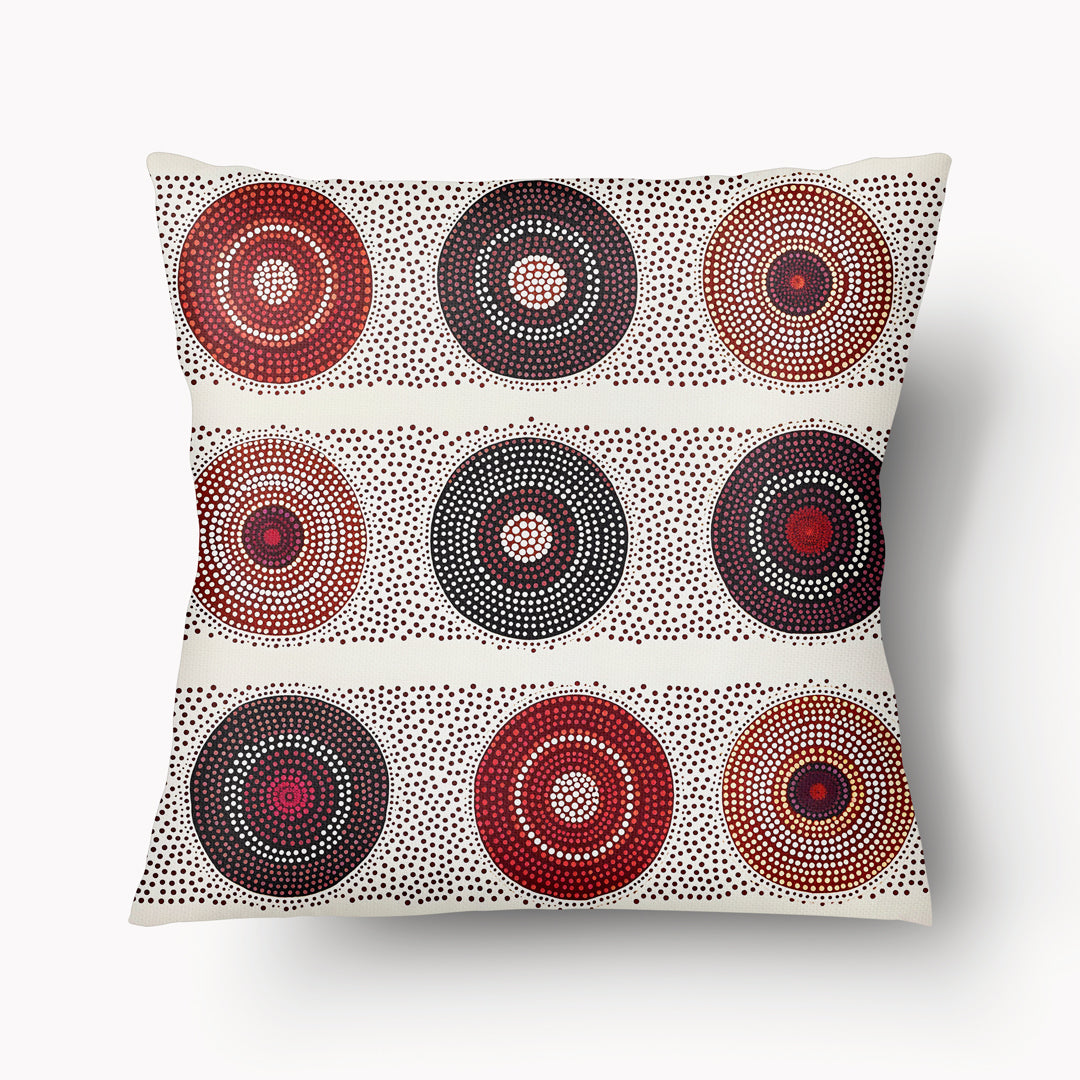 Housse de Coussin GRAPHIQUE - Neo Tribalis Duo Oceania