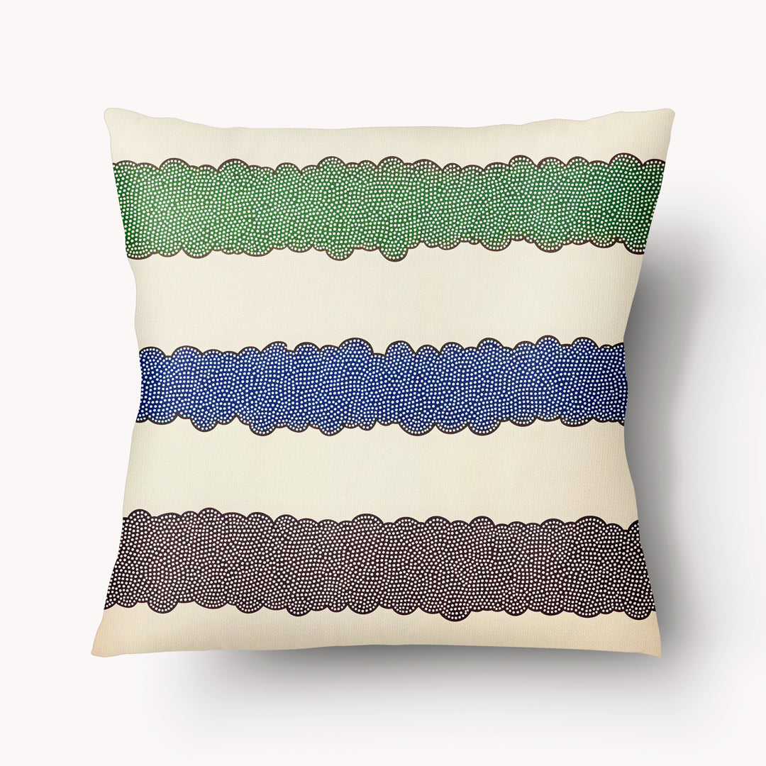 Housse de Coussin GRAPHIQUE - Neo Tribalis Duo Pacifique