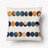 GRAPHIC Cushion Cover - Neo Tribalis Blue Pebbles - 45cm
