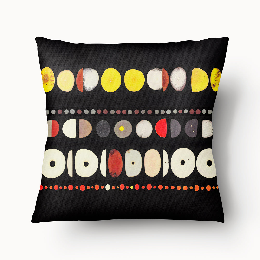 Housse de Coussin GRAPHIQUE - Neo Tribalis Galets - 45cm