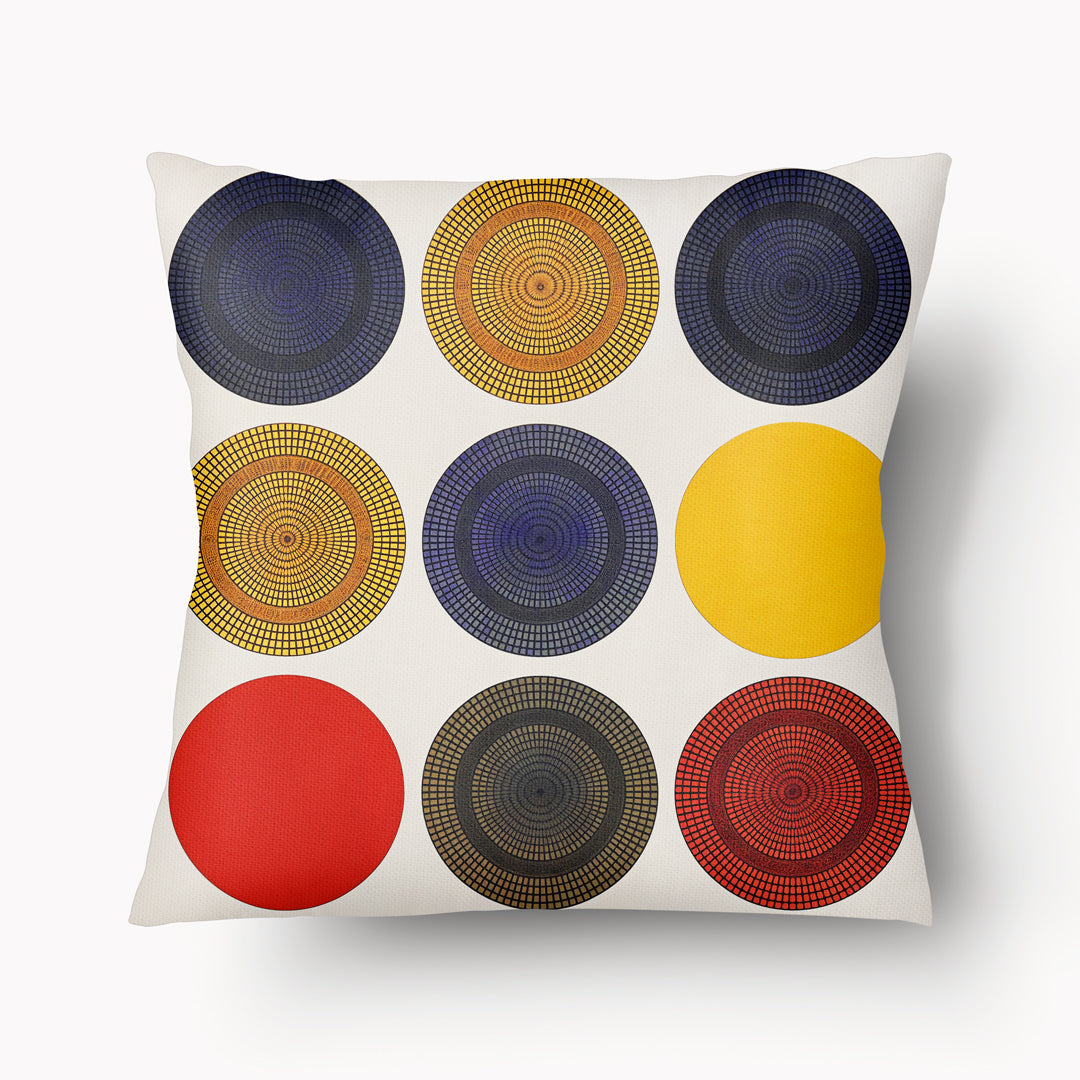 Housse de Coussin GRAPHIQUE - Neo Tribalis Talismans - 45cm