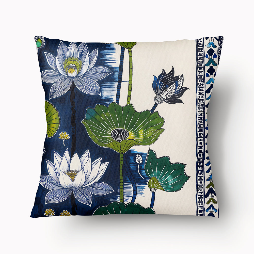 Housse de Coussin INDE - Duo Oiseau Dharitri