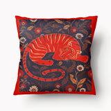 INDIA Cushion Cover - Durga's Sleeping Tiger - 45 and 55cm