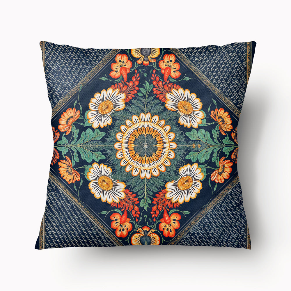 Housse de Coussin INDE - Solo Floral Shekhawati