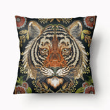 INDIA Cushion Cover - Solo Tiger Tapestry Dukan - 45cm
