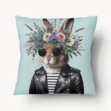 Housse de Coussin LAPIN - Duo Jules Pépouze - 45cm